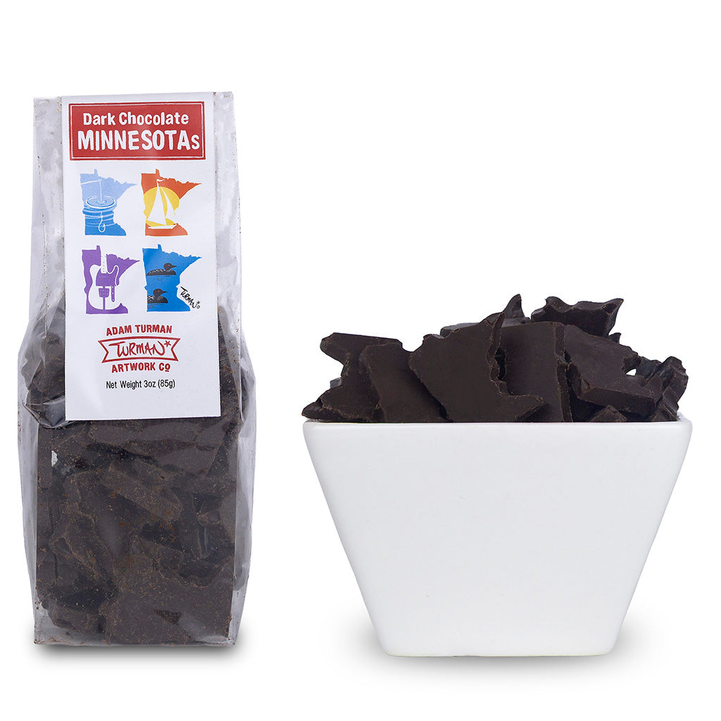 Dark Chocolate Minnesotas - Artisan Candy - 3oz