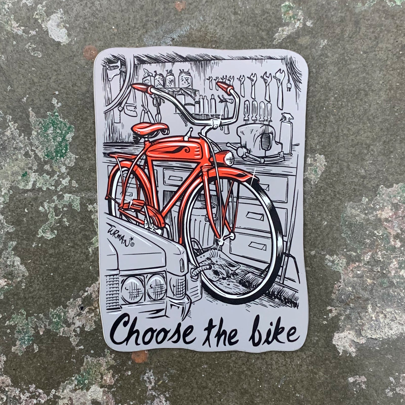 Choose the Bike Sticker