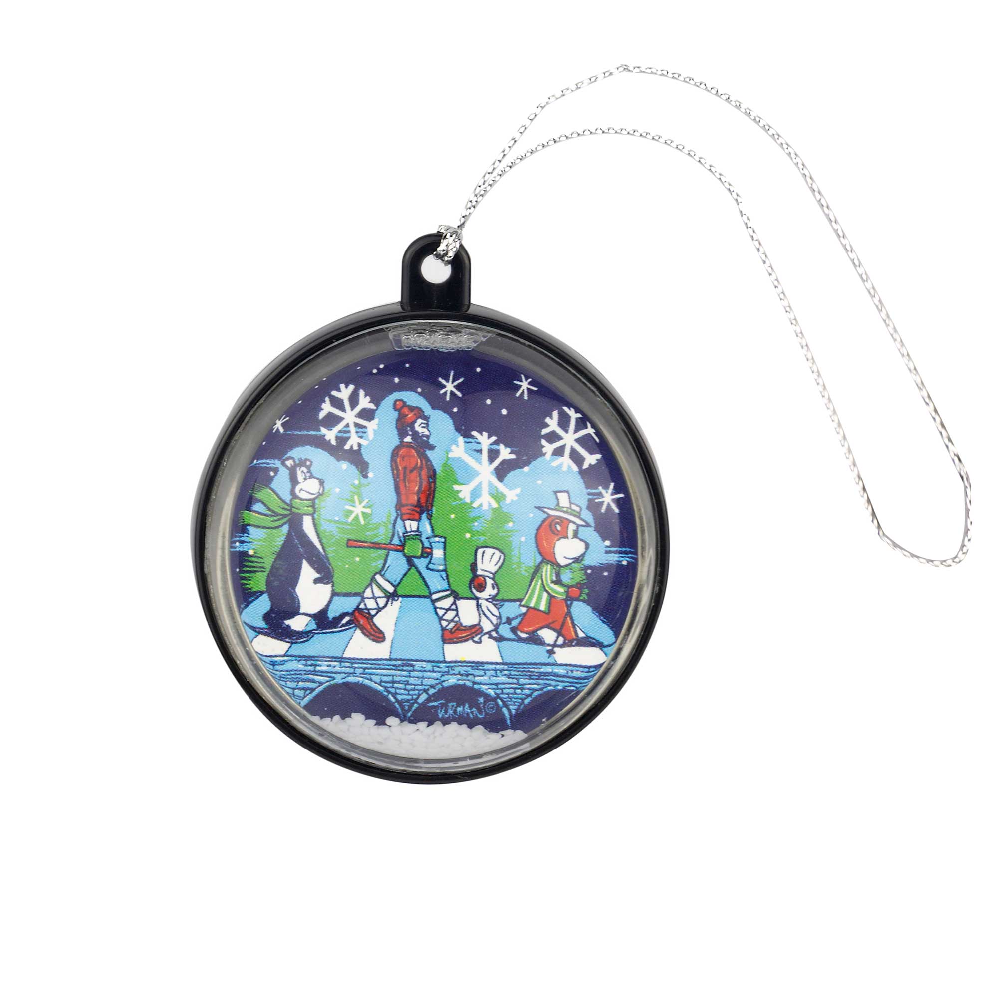 MN Abbey Road Winter Snow Globe Ornament