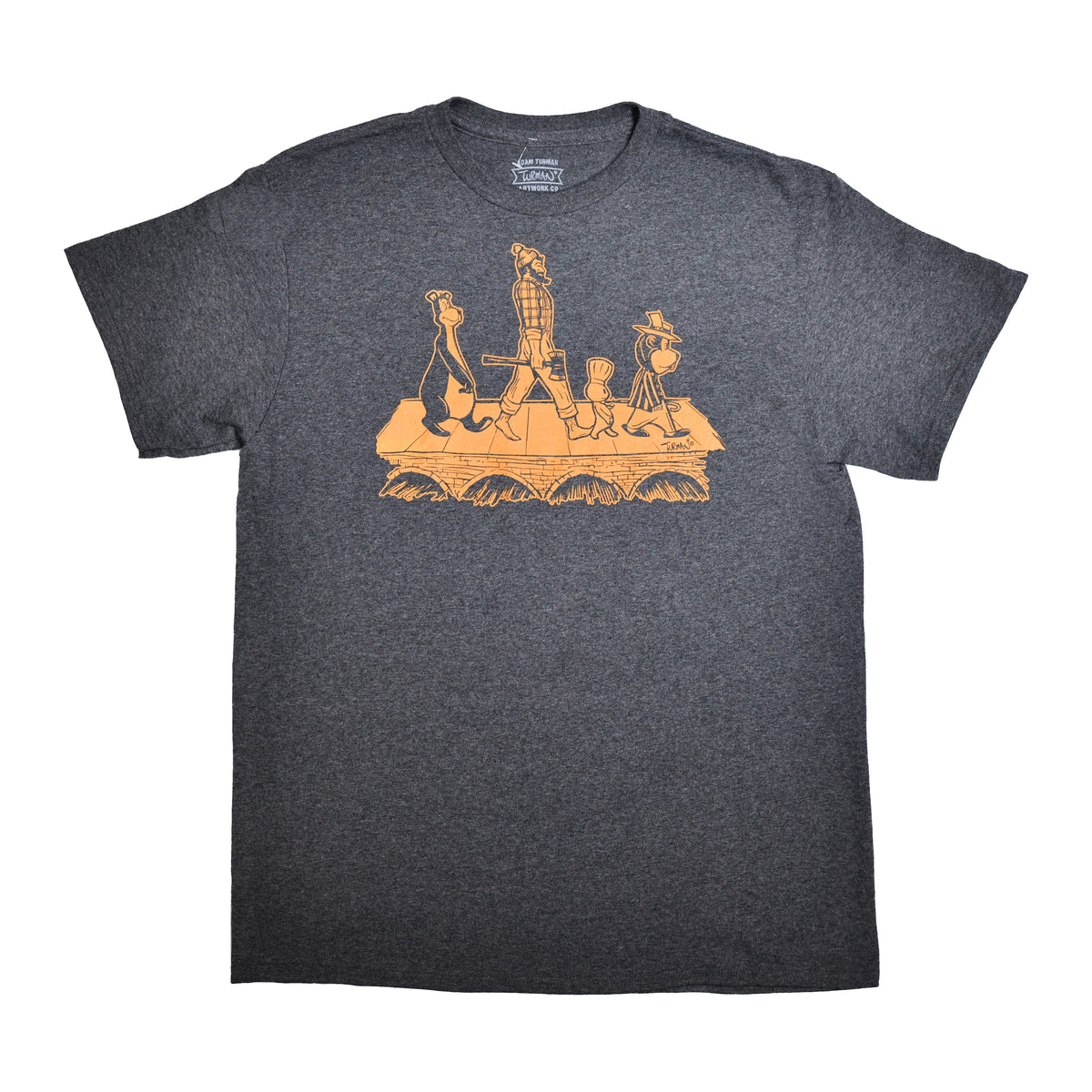 MN Abbey Rd 1C T-Shirt Charcoal Heather – Turman Merch Co
