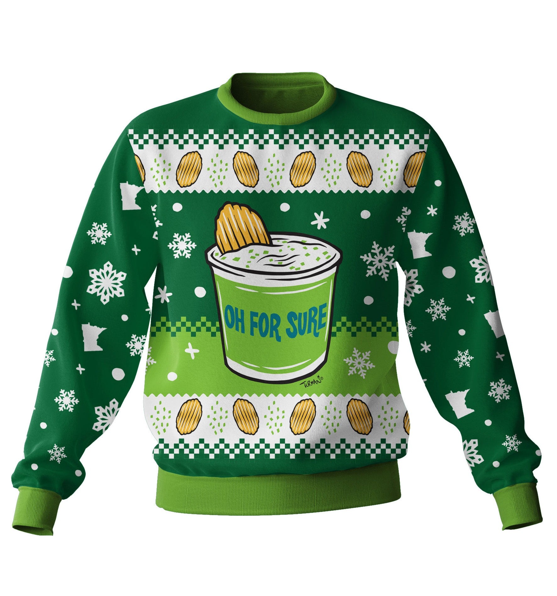 Oh For Sure Ugly Christmas Sweater