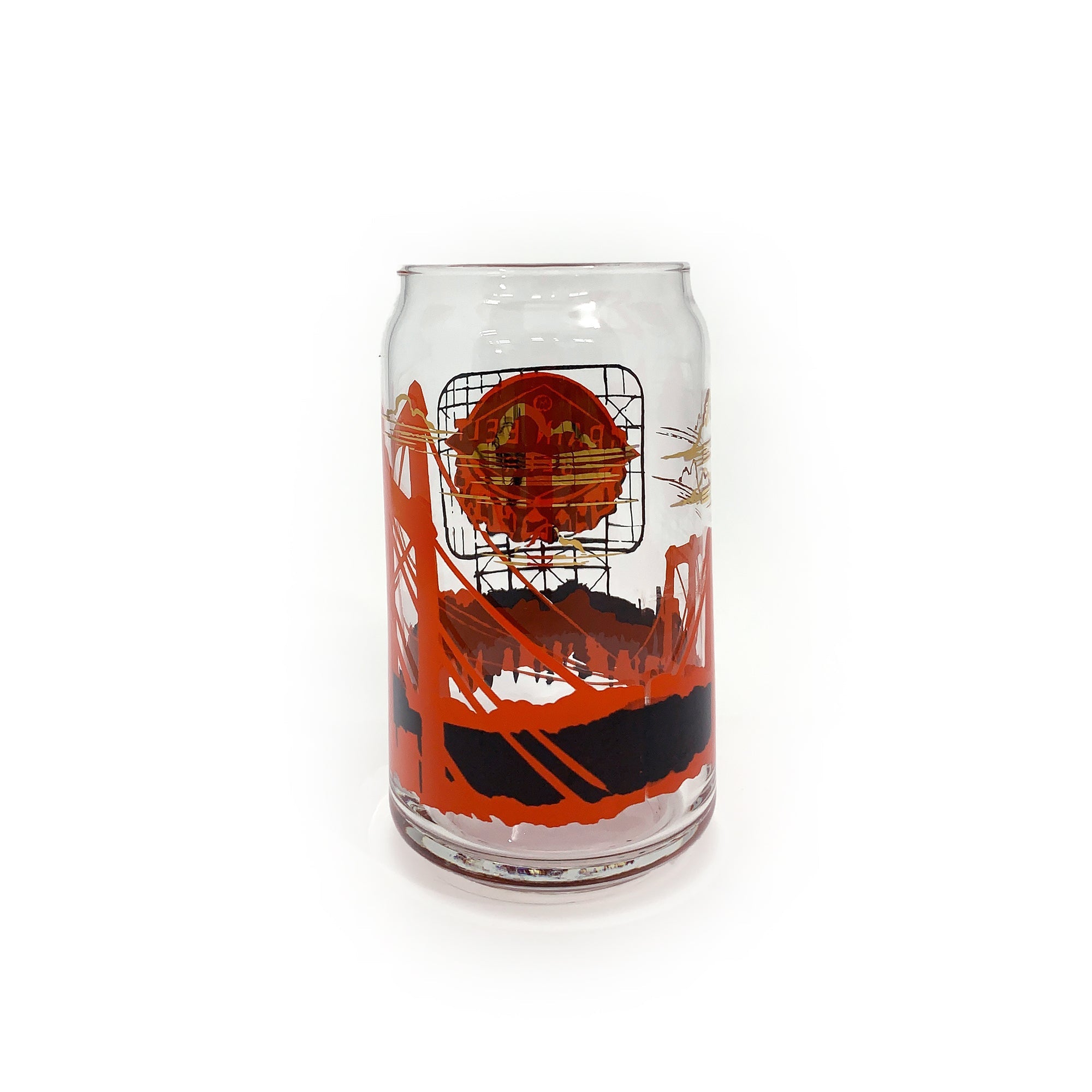 MN Beer Can Glass