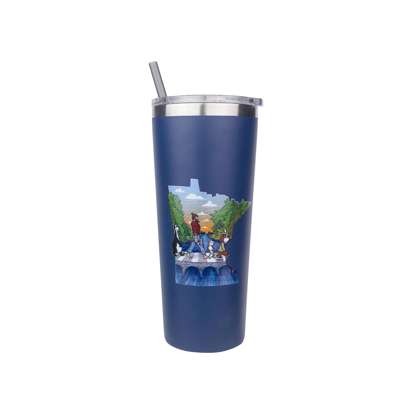 MN Abbey Road State 22oz Stainless Tumbler
