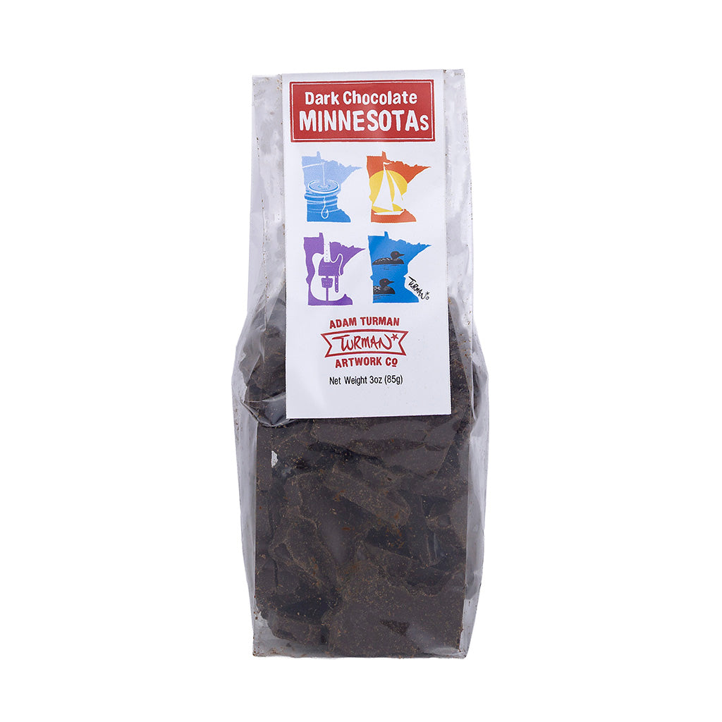 Dark Chocolate Minnesotas - Artisan Candy - 3oz