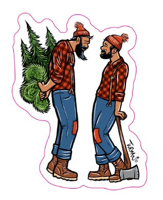 3-pack Lumberjacks Stickers **Free Shipping