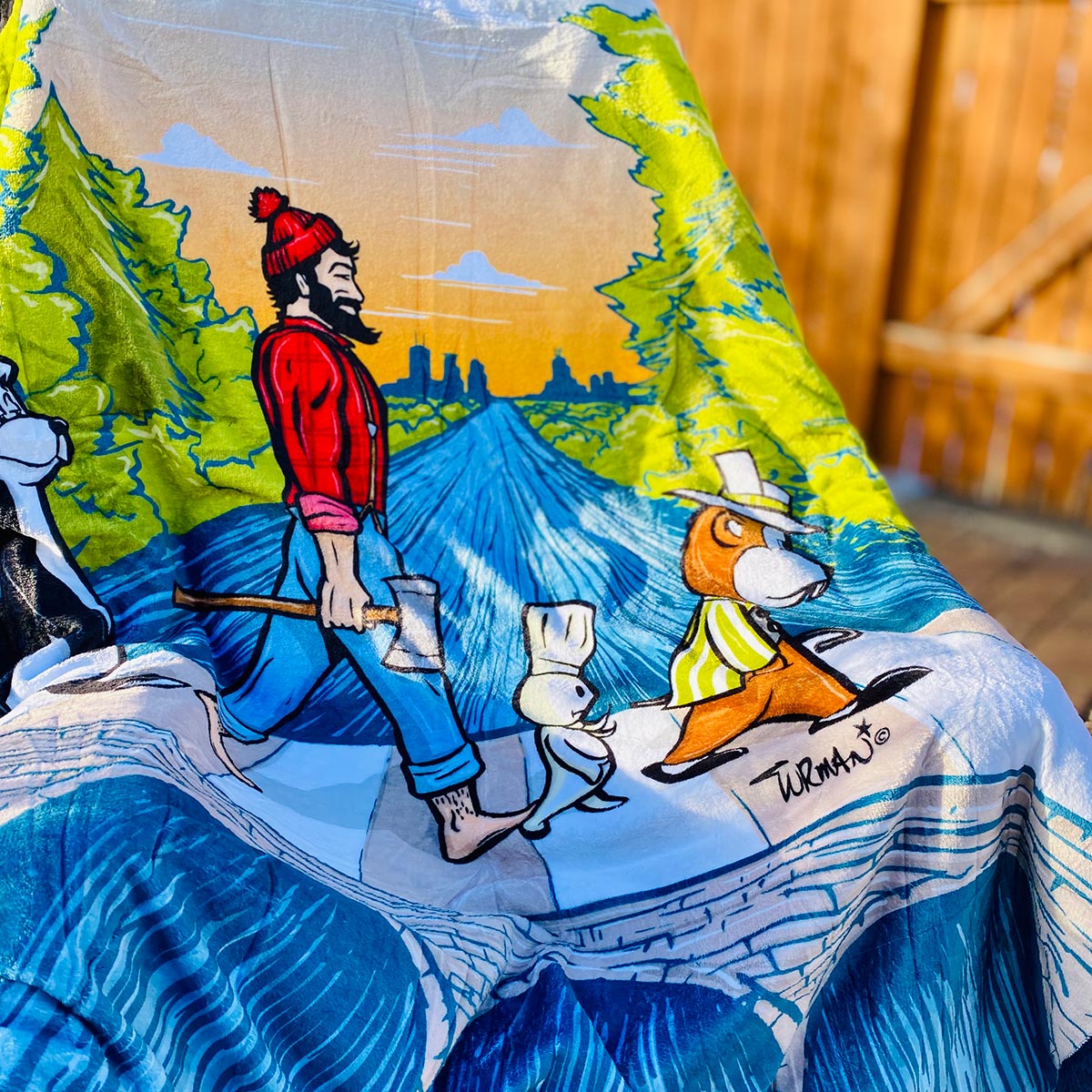 MN Abbey Road Sherpa Blanket