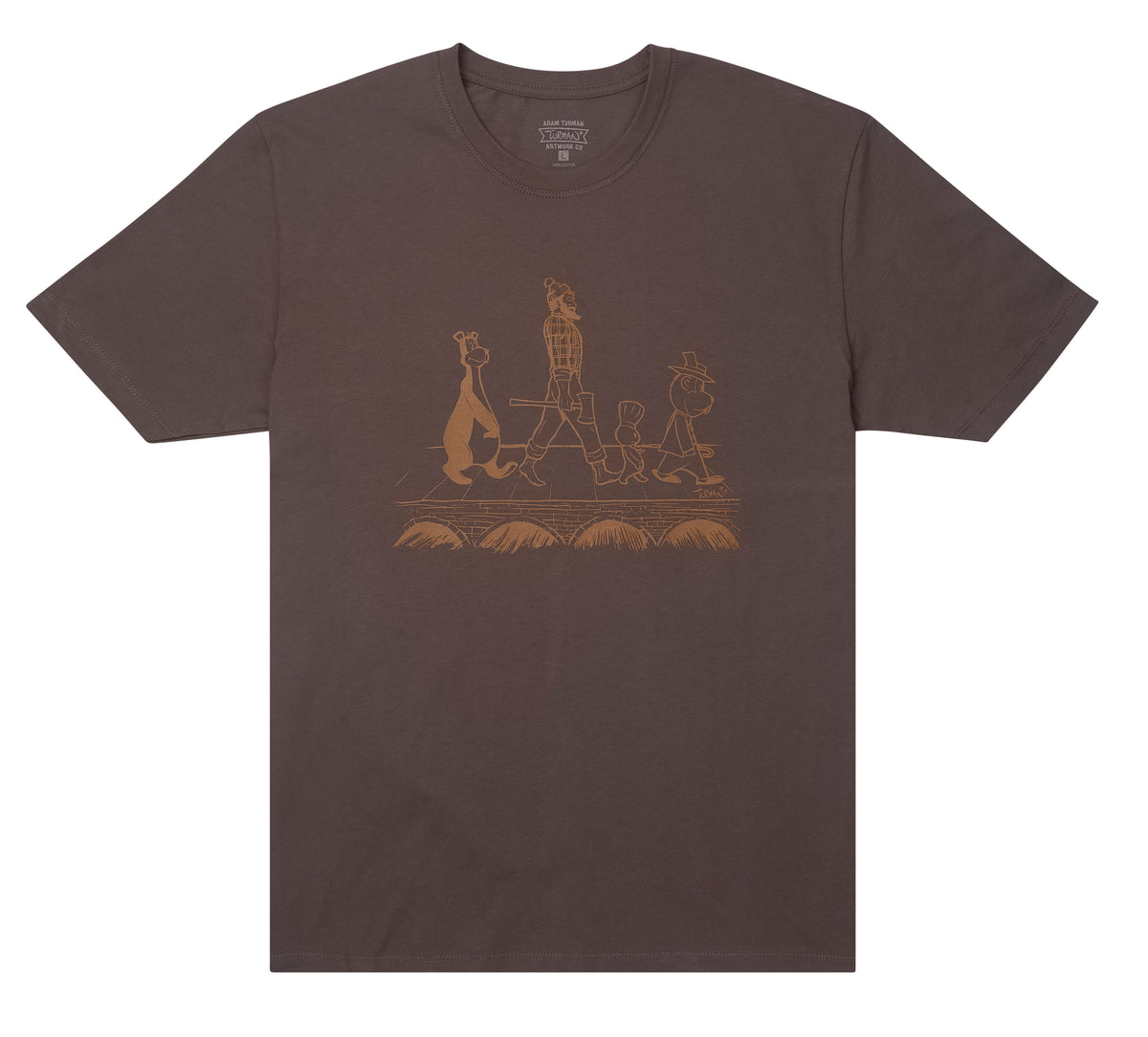 Minnesota Abbey Road Brown T-Shirt