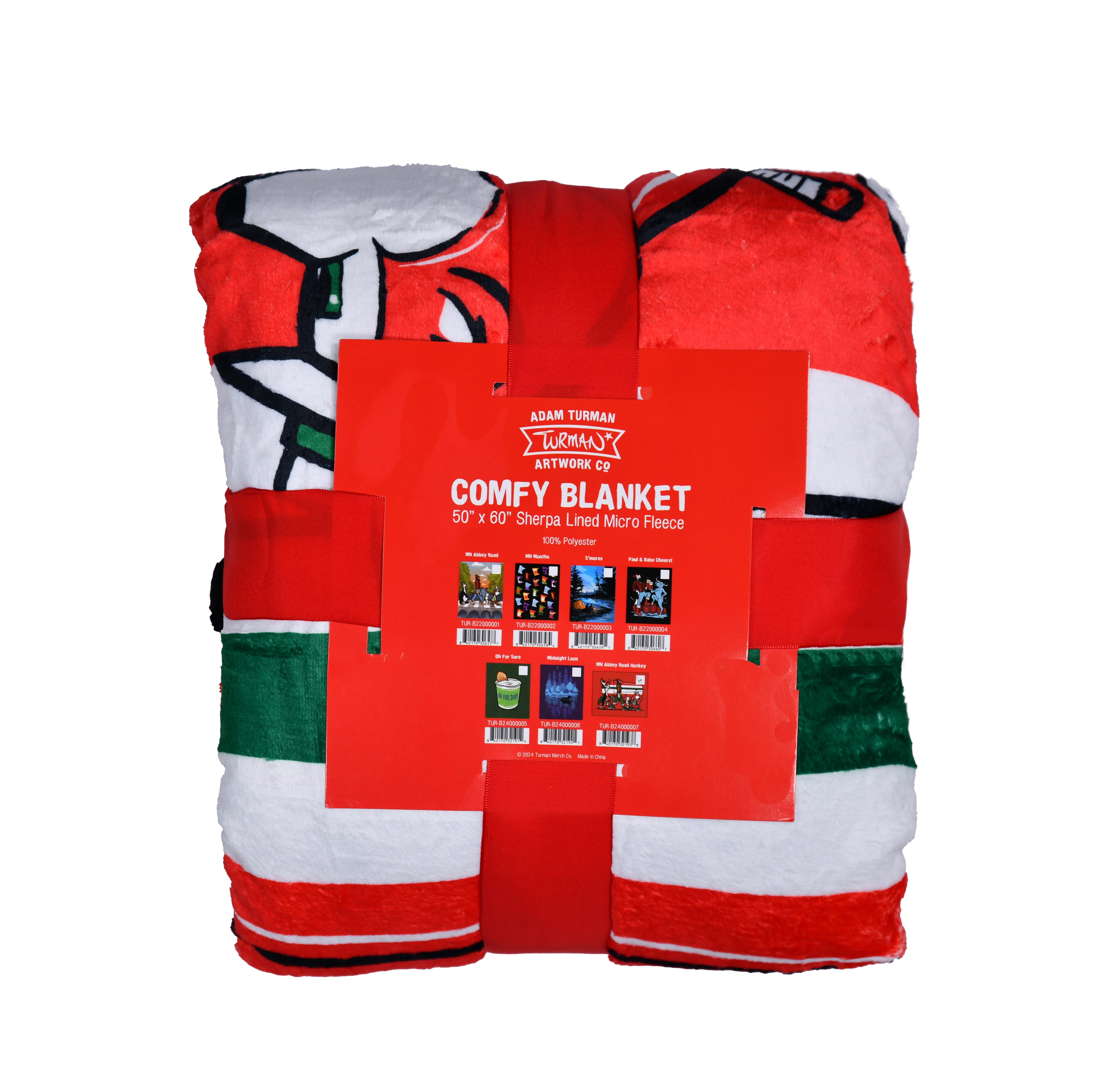 MN Abbey Rd Hockey Sherpa Blanket