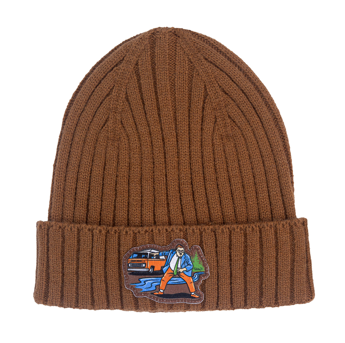 Van Down By The River Brown Beanie