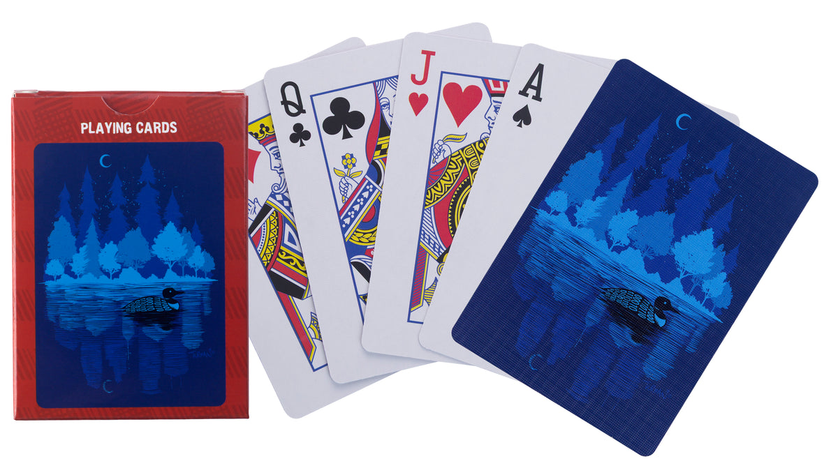 Midnight Loon Playing Cards