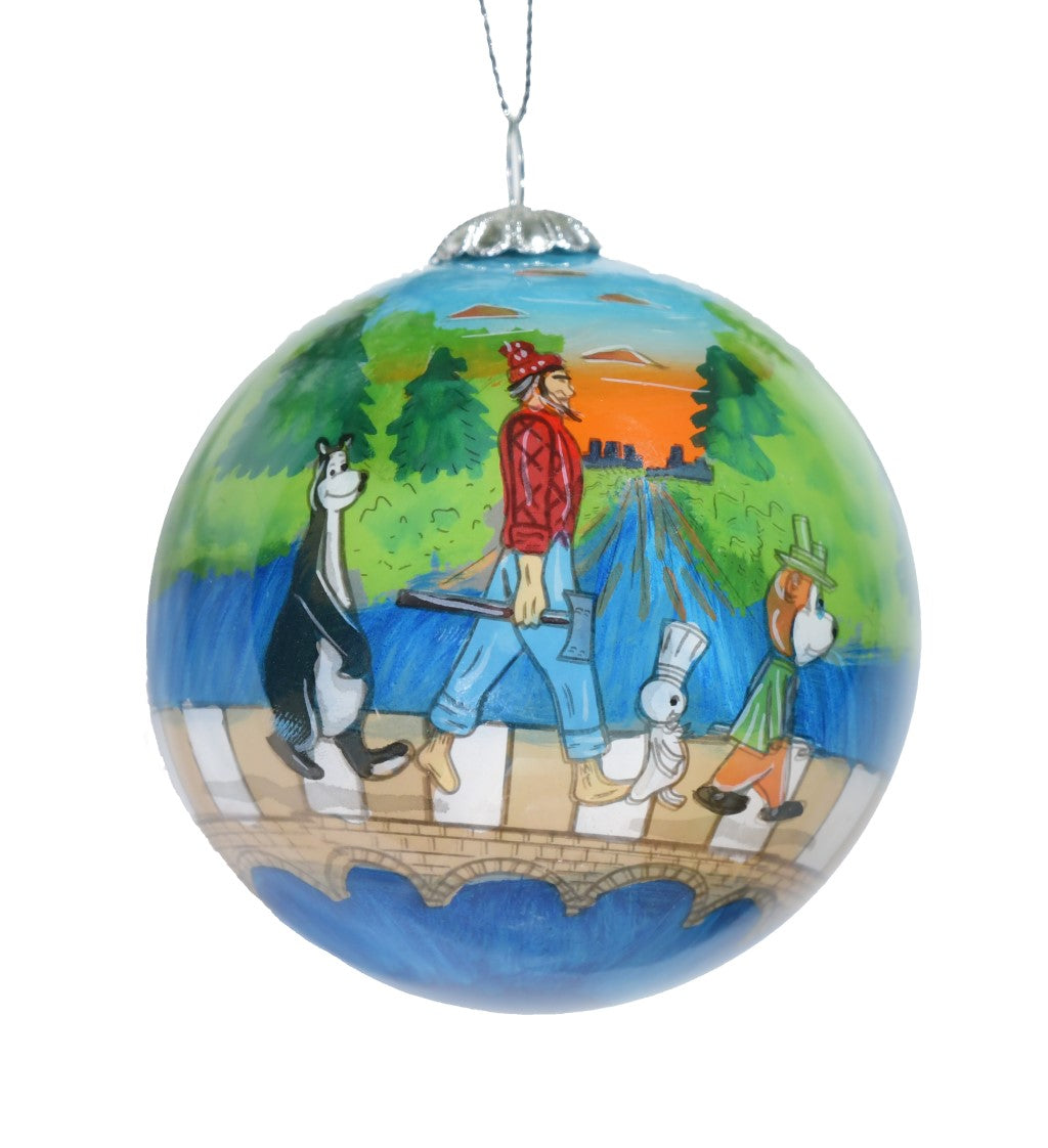 MN Abbey Road Glass Ornament