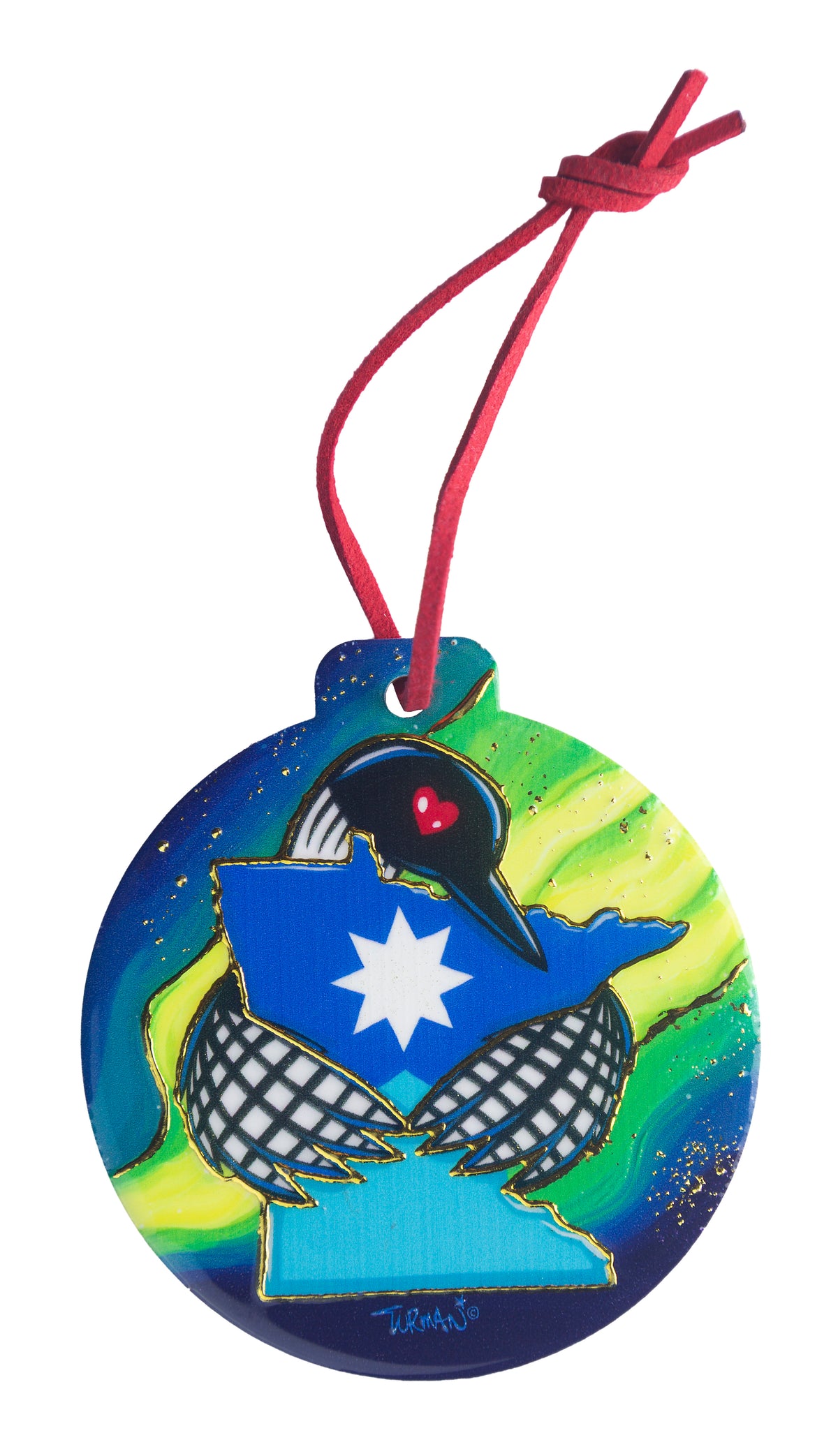 Minnesota LOVE 3" Ornament