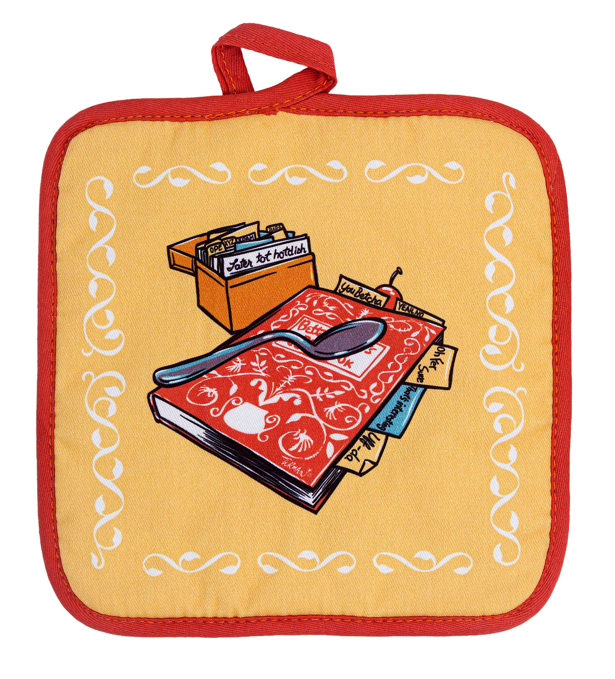 Guidebook of Midwestern Delights Potholder