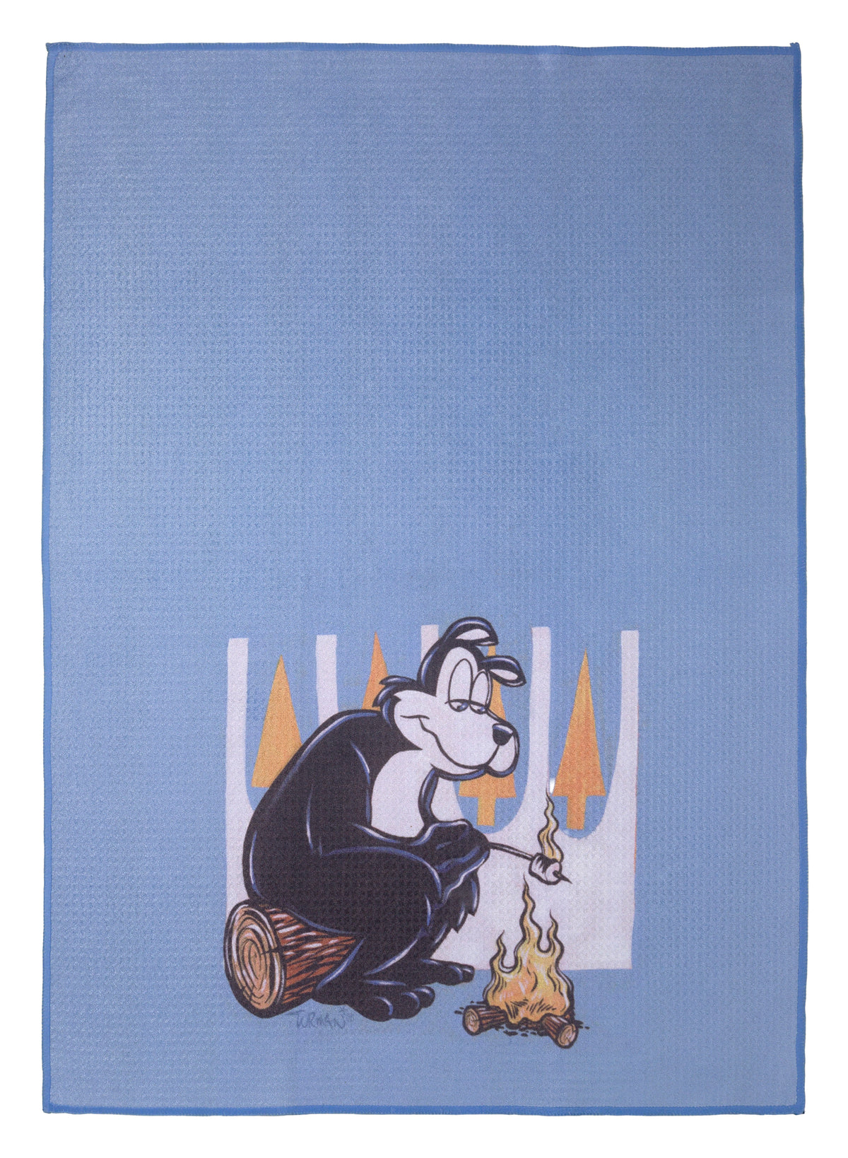 Flame Microfiber Tea Towel